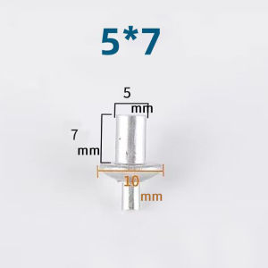 50pc M5 Steel Core Rivet Fasteners Aluminum Percussion Expansion Rivets For Cabinets Door Furniture