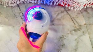 หุ่นยนต์ Hebin robot 07 มีเสียงมีไฟเคลื่อนที่ได้ หุ่นยนต์ของเล่น