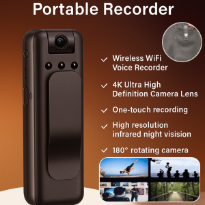Mini Pocket Camera – 1080p Hd Infrared Night Vision Voice Recorder For Sports Vlogging Portable