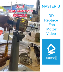 60W 16 INCH Table / Stand / Wall Fan Motor Replacement Kipas Motor Fan 100% Pure Cooper