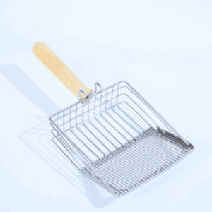 Cat Litter Tray 2-in-1 Design 2-in-1 Cat Litter Scoop with Fine Metal Holes Large Size for Mineral and open or semi-enclosed anti-splash style cat toilet large litter box Pet Equipment
