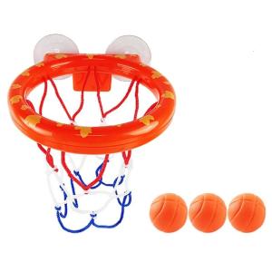 Fun Baby Bath Toy for Kids Basketball Hoop Balls Playset Bathtub Game Ball Playset Bathroom Game for Toddler