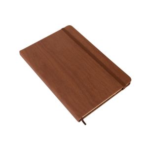 Notebook Wooden PU Buku Agenda Diary A5 Eklusive