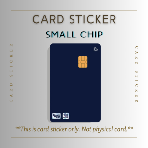 💥NEW💥 LUXE Navy / Coral Edition Card Sticker Cover - TNG CARD / LUXE NFC / ATM / ACCESS / WATSON / Touch n Go Card