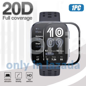 Zionia 1PC 20D HD Full Screen Curved Edge Full Coverage Protector Film for Amazfit Bip GTR GTS 6 5 4 3 2 2E Mini Nexo Pro Unity S Lite Balance Cheetah Round Active T-Rex Falcon Edge Ultra