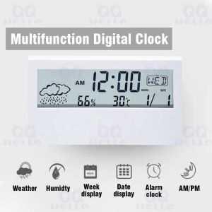 Multifunction Digital Time Table Clock Study Desk Table Decoration Jam Digital Meja Stationery supplies Table Time H03