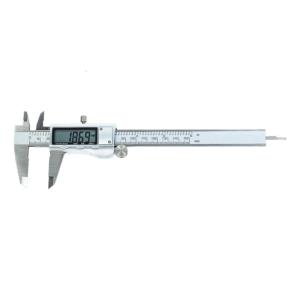 Electronic Digital Caliper Measuring Tool150mm 6 Metal Construction with Large LCD Screen Quick Changes Button