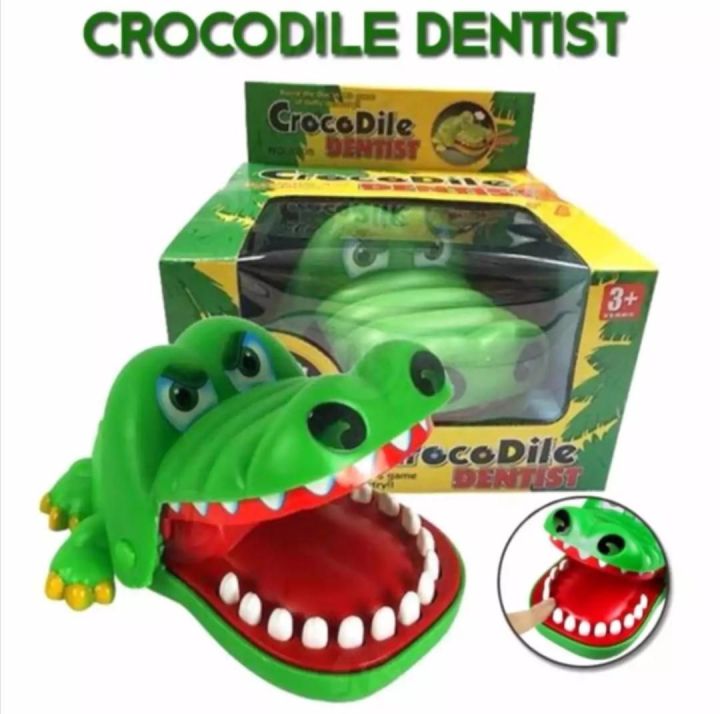 Crocodile Dentist Fun Toys Trick Game Toy Bite Finger Game crocodile bite hand toy
