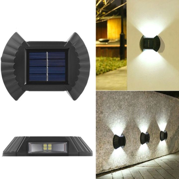 Automatic On Off Solar Powered LED Shell Light Wall Mounted IP65 ...