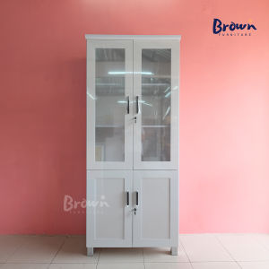 ตู้โชว์กระจก 80x80 สมาร์ทและสีหนังสมัย กระจกเกรดมาตรฐานไม่เปราะบาง มีราคาล่าสุด🌈