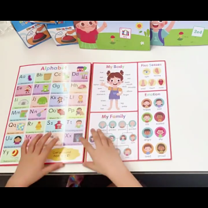 Kids Earling Learning Vocabulary Chart 28.7x21cm Large Paper Words Building Poster Chart For Home School Classroom