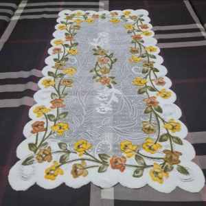 Taplak meja ruang tamu taplak meja rajut ukuran 50x100 cm / Taplak meja Borkat / TAPLAK MEJA KACA/TAPLAK MEJA RUANG TAMU CANTIK/TAPLAK MEJA RAJU