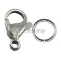 Stainless steel lobster buckle colorfast drop buckle rustless bracelet buckle diy necklace accessories chain buckle. 