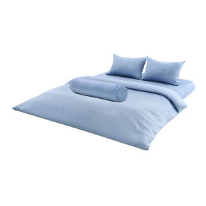Bộ chăn ga gối 5 món Satin Cotton Runa Corner mềm thoáng khí Set 2 vỏ gối 1 ga 1 vỏ chăn 1 vỏ gối ôm