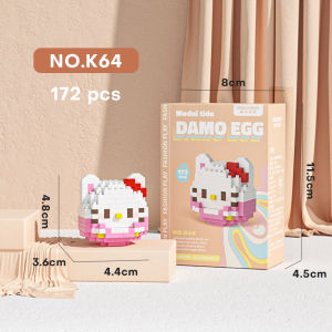 ZHBO Mainan Edukasi Brick Mini Kuromi Lego Nano Block DIY Sanrio Mainan Balok Mainan Anak Perempuan