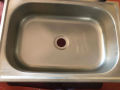 STAINLESS KITCHEN SINK LABABO(14X20) WITH FITTING. 
