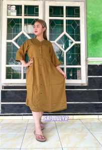 TERLARIS PROMO TERBARU DRESS VIRALL JUMBO XXXL DASTER POLOS IBU HAMIL DASTER TWILL JUMBO & DASTER JUMBO TERBARU MURAH DRESS LENGAN 3/4 DASTER RAYON BUSUI JUMBO DRESS POLOS KEKINIAN DRESS RAYON