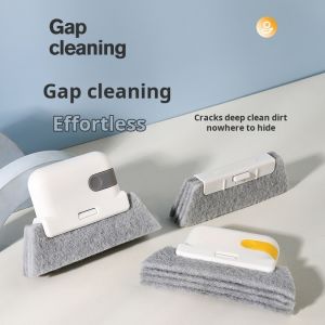 Window Groove Brush 2-in-1 Cleaning Tool Easy Window Cleaner Efficient Slot Brush