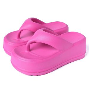 [Free Shipping] Eva high-heeled flip-flops Eva anti-odor slippers household slippers bestseller