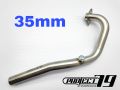Manifold Yamaha Y15ZR Universal Stainless Steel Manifold Link Pipe 28mm 32mm 35mm 38mm Y15 Ysuku Y15 Modification Motor Accessories. 