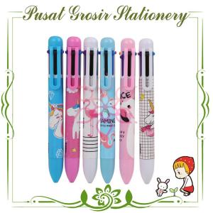 💎💫GROCELY💫💎 PULPEN MOTIF 6 WARNA LUCU IMUT / BOLPEN KARAKTER