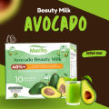 Merito Avocado Beauty Milk Japan Original Avocado Milk Beauty Collagen Drink Easy and Healthy Weight Loss 10 packs. 