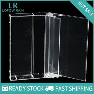 LF Wholesale✨Flash Sale ✨ 1Pc Cassette Tape Transparent Storage Box Audio Magnetic Recording Blank Tape Case Dustproof Box