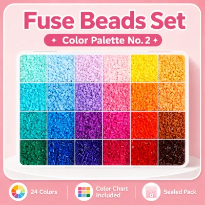 DIY Perler Fuse Beads Craft Kit Cute Craft Set for Kids Educational DIY Toy Eco-Friendly Material Creative Learning Fun