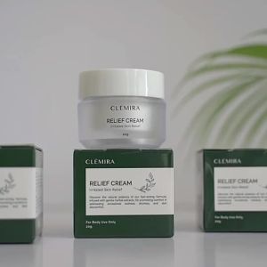 Clemira Relief Cream Ekzema Ubat Gatal Kulit Panau Kurap Gatal Krim Gatal Eczema Psoriasis