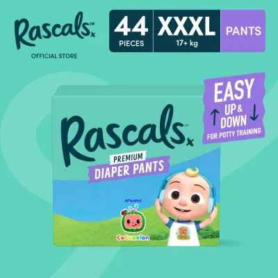 RASCALS CoComelon Edition - Pants XXXL 44pcs with FREE Coloring Book inside (Promo Box)