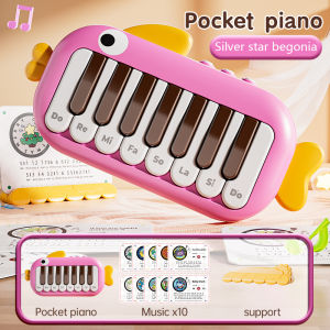 VOGO Music Kids Electronic Piano Toys Musical Instrument Early Educational Pocket Piano Keyboard