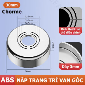Chụp Che Lỗ Tường Vòi Sen Vòi Nước Nắp Trang Trí Ống Thoát Nước Tách Rời Dạng Khóa Cài Miếng Che Khe Hở Ống Cấp Nước Lắp Đặt Dễ Dàng Không Cần Tháo Ống Chống Côn Trùng Che Khuyết Điểm Thẩm Mỹ Phòng Tắm Nhà Bếp Tiện Dụng Bền Đẹp