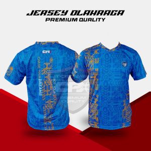 Baju Kaos Jesey Olahraga Cpx Baju Atasan Sport Pria Dryfit Full Printing Futsal GYM Menyerap Keringat