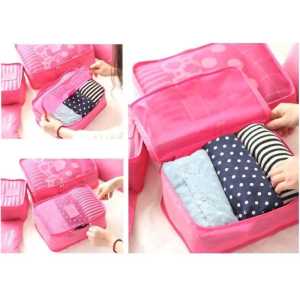 Travel 6 in 1 bag Set Storage Organizer Koper / Tas Penyimpanan utk travel