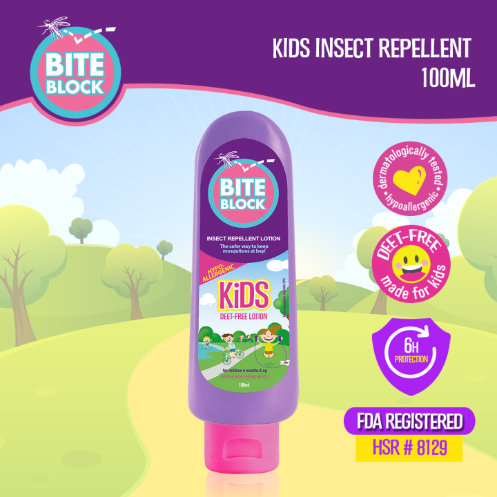 Bite Block Kids Insect Repellent Lotion 100ml Lazada PH
