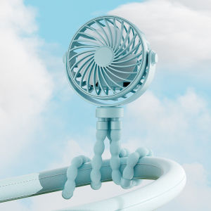 Portable Octopus Fan Baby Stroller Fan Rechargeable Portable Mini Fan Adjustand Handheld Fan 迷你手持风扇