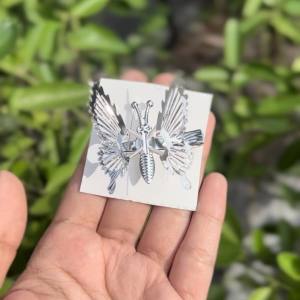 KUPU-KUPU VIRAL Jepit Aksesoris Udeng Kupu Bergerak Gold Silver Emas