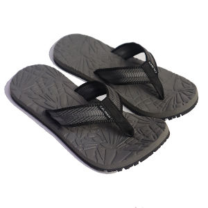 CLBR LBRTH024 outdoor slippers 1070 black x dark gray strap with gray slipsole (Available Sizes 5 6 7 8 9 10 11 12)