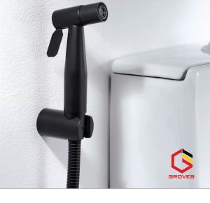 XỊT VỆ SINH CAO CẤP INOX 304 MÀU ĐEN X09