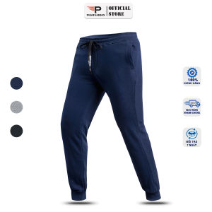 Quần Dài Thun Nỉ Jogger Cotton Thể Thao Nam Trơn Cao Cấp LZDJgn01 Pigofashion