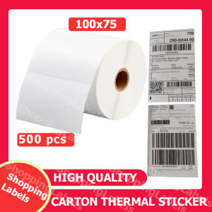 OAUSTECT 100x75 waybill sticker for Electronic receipt Thermal stickers Barcode Sticker Paper Barcode Label