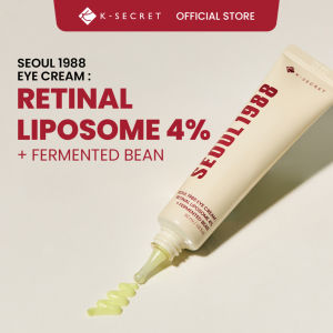 K-SECRET Seoul 1988 Eye Cream 30ml | 4% Retinal Liposome Anti-Aging | Reduce Wrinkles Brighten Dark Circles