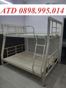 [Toàn Quốc] giường tầng sắt hộp 4x8 1.2 ly chịu lực cực tốt (có giao sau giờ hành chính) HCM