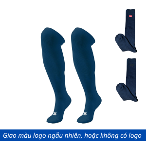 Tất bóng đá vớ thể thao màu đen màu trắng cao trên gối dưới gối