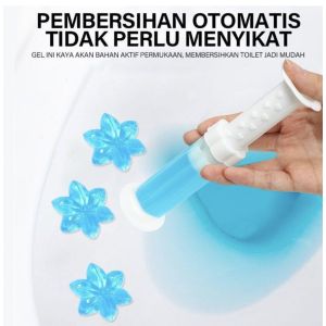 Paket Hemat Gel Pengharum Toilet Aroma Lavender - Anti Bakteri Tahan Lama Cocok untuk Multi Jenis Toilet