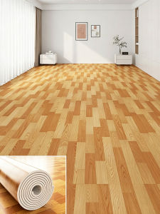 F-NIAO linoleum flooring Can be used even on rough floors renolyom floor mat sa sahig makapal linoleum Vinyl Floor Sticker Waterproof and fireproof anti-slip and anti-staining odorless and formaldehyde-free