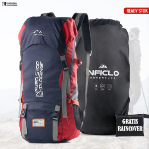 Tas Keril Gunung 60 Liter Backpack Camping Travel Hiking Carrier 330