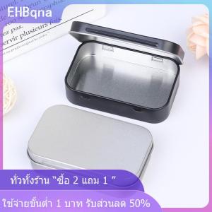 [COD] EHBqna KITCHEN ชุดอุปกรณ์เอาชีวิตรอดกล่องดีบุกขนาดเล็กแบบฝาพับโลหะเปล่ากล่องเก็บของกล่องจัดระเบียบสำหรับกุญแจเหรียญลูกกวาด