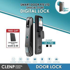 Digital Door Lock with Face Recognition & Video Intercom | CLENP LK-1703