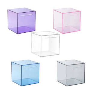 กล่องกระปุกออมสินโปร่งใสที่ทันสมัยไม่สามารถถอดออกได้อุปกรณ์เสริมสำหรับบ้านกระปุกออมสินเพื่อการศึกษา